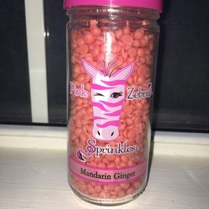 Mandarin Ginger Pink Zebra Sprinkles